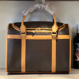Used louis vuitton dog carrier best sale