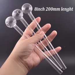 stor storlek glasolja br￤nnare r￶kr￶r 200 mm lenght glasoljemaglar r￶r f￶r dab rigg bong