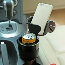 ウォーターボトルカーカップホルダー飲料ボトルホルダーサングラスサングラス電話オーガナイザーは、自動スタイリングアクセサリーBMWラダのために片付けます