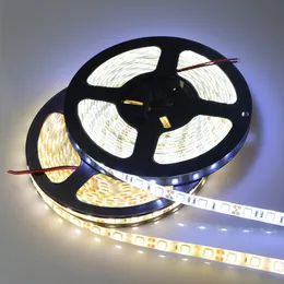 5630 5050 2835 SMD 60LEDS/m 12V LED esnek lamba dolabı ışık LED şerit bant gardırop dolap dolap mutfak aydınlatma 5m/lot