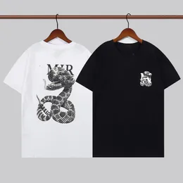 22SS Herren T-Shirts Sommer Designer T-Shirt Herren Hip Hop Streetwear Baumwolle Buchstaben gedruckt High Street O-Ausschnitt Paar Tops