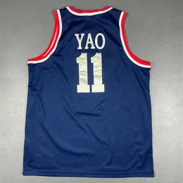 Chen37 Rare Basketball Jersey Men Youth Women Vintage Yao Ming Retro High School Size S-5XLカスタム任意の名前または番号