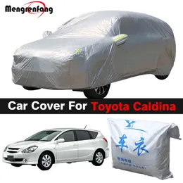 Outdoor Car Cover MPV Sun Shade Anti-UV Rain Snow Ice Protection Osłona Dustoodporna dla Toyota Caldina W220322