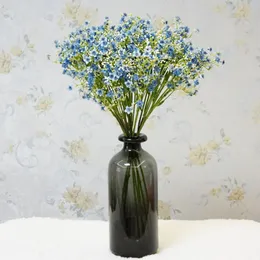 Dekoracyjne kwiaty wieńce gałąź sztuczny fałszywy kolor kwiatowy gipsophila hurtowy bukiet domowy domek dekoracja ślubna