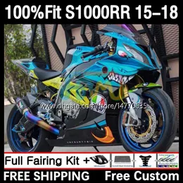 Wtryskowe Body formy dla BMW S 1000RR 1000 RR S1000RR 15 16 17 18 Bodyworks 3DH.0 S-1000RR S1000 RR 2015 2016 2017 2018 S1000-RR 2015-2018 OEM Fairing Kit Shark Fish Fish Fish Fish Fish