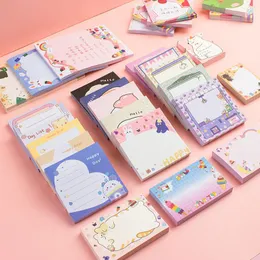 Gift Wrap Self Sticky Notes Colorful Creatives Tearable Self-Stick Pad For Office School Home Xqmg Stickers Student Aldult Use