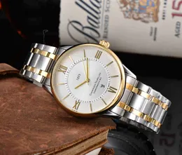 TS Wysokiej jakości moda luksusowy zegarek męski Top Ten marka szwajcarska projektant kwarcowy ruch stalowy kalendarz wyświetlacza 1853