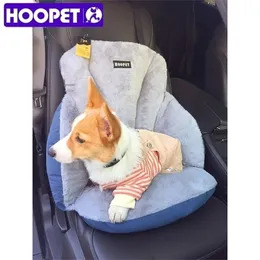 Hoopet Pet Dog Car Seat Warm Winter Capa Dog Car Soft Back Sat Bat Cushion Pets Supplies 201119