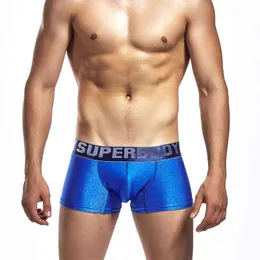 Best Selling Sexy Men's Underwear Silky And Shiny Men Boxers U convex Fashion Style Underwear Men Boxer Shorts G220419