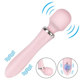 OLO Magic Wand Av Vibrador Vibrador Vaginal Clitors Estimulador Sexy Toys for Women G Spot Spot Vibradores de Motores Duplo Vibradores de Dildo