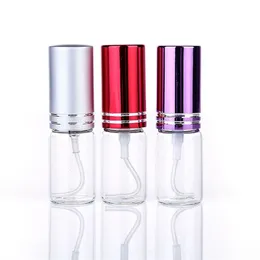 20pcs/partia 5 ml 10 ml Podróż Pertrible Perfume Bottle Bottle Spray Spray Puste pojemniki Atomizer Mini napełnienie butelki 220711