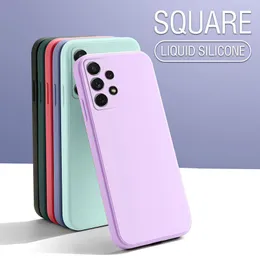 Capas quadradas de silicone líquido para Infinix Hot 20 20i 30 10 Lite S4 5 8 9 10T SMART 3 4 5 HD ZERO X NOTA 11 PRO 11S Proteção total Capa traseira à prova de choque