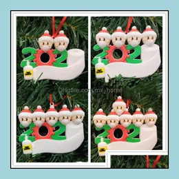 Party Decoration Event Supplies Festive Home Garden LL Christmas Ornament Quarantine Xmas Decorati DHCFL