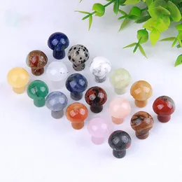 Super Mini Size Rocks Natural Jade Gua Sha Mushroom Shape Aventurine Jade Guasha Stone Massage Scraper Chinese Eye Facial Massager Tools