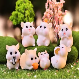 Nowe przybycie ślepy na około 4 cm kreskówka Q wersja PVC Figura Singla Mini-Baby Hamster Hot Single Mini lub set festiwal urodzinowy dekoracja ozdobna zabawka