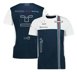 2023 F1レーシングチームユニフォームの公式同じスタイルの男性と女性の短袖Tシャツファン服