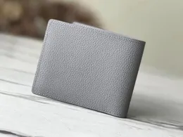 Realfine Wallets 5A M81026 PF複数の財布のカルフスキンレザーパスダストバッグボックス3150の女性用