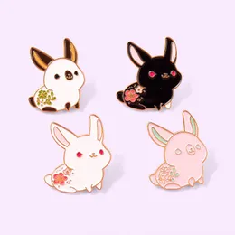 Pinos broches desenho animado flores de planta fofas animais ritmo de esmalte dura Broche Diy Backpack Colle Pin Pin Party Gift Jewelry Bistgepins Pinspins