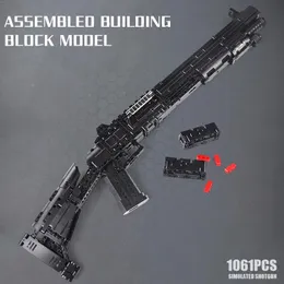 Модельные наборы здания Benelli M4 Super 90 Автоматическое оружие M1014 Боевые строительные блоки с дробовиком 14003 1061ps Assembly Assembly Bric