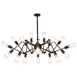 Hängslampor Klädbutik Industriell vindkrona Nordisk gäst Hall Lamp Creative Personality Retro Spider Dinning Roompenden