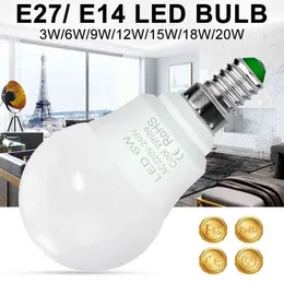 E14 LED Lampe 220V LED Lampe 3W 6W 9W 12W 15W 18W 20W E27 LED Licht Innen Beleuchtung Hause Dekorative Lichter Für Wohnzimmer Schlafzimmer H220428