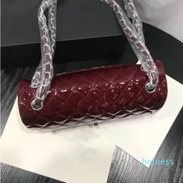 2022-Sheepskin och Cowhide Women's Designer Shoulder Bag Fashion Wallet Mini Classic Leather Handbag Caviar Texture dragkedja Flip Bag Lady Handväskor