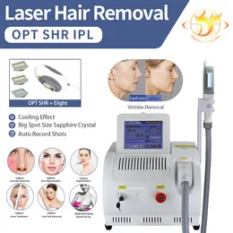 Máquina de remoção de cabelo portátil portátil gratuita Opt IPL IPL 3 Filtros de rejuvenescimento de rejuvenescimento da pele Remoção vascular sem efeitos colaterais