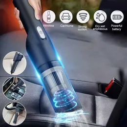 Aspirapolvere portatile cordless: mini aspirapolvere manuale ricaricabile  con forte aspirazione, aspirapolvere portatile per auto a secco bagnato per  auto moquette