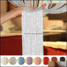 Tende da doccia Accessori per il bagno Vasca da bagno Casa Giardino Tenda per porta con cordino glitter Tinta unita Striscia Bianco Vuoto Grigio Linea classica Drappo W