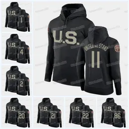 Mitness NCAA Army Negro Cavaleiros de Futebol Hoodie United Nós somos Jabari Moore Tyhier Tyler Andre Carter II Isaías Alston Arik Smith Tyrell Robinson