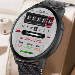 NEUE Smart Watch Men Full Touchscreen Sport Fiess Smartwatch IP67 wasserdichte Bluetooth für Android iOS MX1