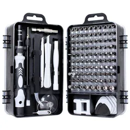 115-in-1-Magnetschraubendreher-Set, Präzisions-Mehrhandwerkzeug, Torx-Sechskantschraubendreher für Computer, PC, Telefon, Reparaturset, Werkzeugtasche 220428