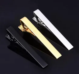 Men Classic Tie Clip Silver Gold Black Necktie Tie Bar Pinch Clips Suitable for Wedding Anniversary Business and Daily Life