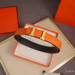 Uomo Designer Cinture Moda Donna Luxurys Designer Cintura Lettera Fibbia in oro Cinture da uomo in vera pelle Cinturino Luxury G￼rtel Cintura 3.4cm
