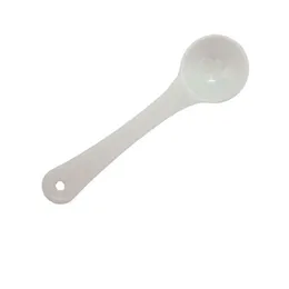 Partihandel 1g Professional Plastic 1 Gram Scoops Spoons For Food Milk Washing Powder Medcine White Measuring Spoons Dh9489