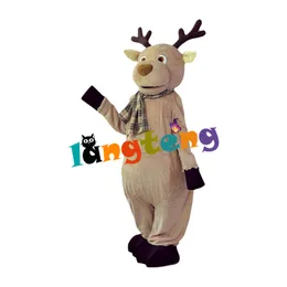 Costume della bambola della mascotte N213 Wapiti Horned Deer Costumes Fursuit Mascot Party Cartoon Furry Costuming