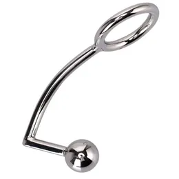 40/45/50mm penis halkaları ile anal fiş metal horoz halka bdsm scrotum anus sedye erkekler için seksi oyuncaklar