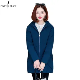 Pinkyisblack Long Parkas Female Women Winter Coat Cotton Cotton Winter Jacket Womens Outwear Coats for Women Winter Down Stack