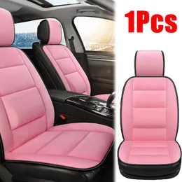 Fundas de asiento de coche, Protector de cojín Universal para Interior de coche, antideslizante, color rosa, para evitar arañazos, accesorios sucios