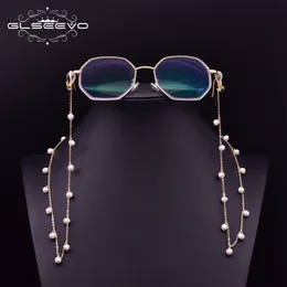 Glseevo Natural White Pearls النظارات سلاسل شنقا العنق حامل مجوهرات خمر لا يشمل نظارات GH0012 W220422