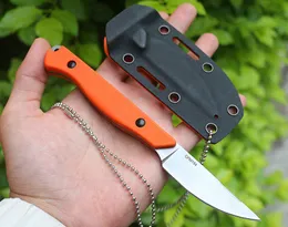 Special Offer 15700 Survival Straight Knife CPM154 Satin Blade Full Tang Orange G10 Handle Fixed Blades Hunting Knives With Kydex