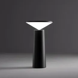 Night Lights Simple Charging Touch Small Table Lamp USB Bedside Bedroom Led Atmosphere Light Cafe Restaurant Bar KTV Outdoor Desk LightNight