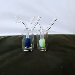 2022 nuovo arrivo Narghilè Bong d'acqua Spessa gorgogliatore per unghie Bong Bruciatore a nafta in vetro Tubo piccoli bruciatori tubi mini inebrianti dab rig