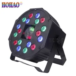 2021 New Ktv Bar Disco Party Light 18pcs MiNi Led Flat Par con Laser Dj Disco Culb Stage Home Party Pattern Effect 2X FreeShipping