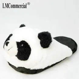 Cotton Plush Special Indoor Soft panda Shoes MenWomen Pantofole personalizzate Slipper Cotton Slipper floor lovers shoes Winter Warm 201023