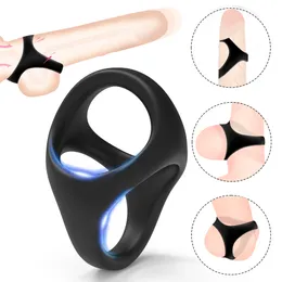 Anello del pene Ritardo dello sperma Eiaculazione Ingrandimento del pene Erezione più forte Per gli uomini Giocattoli sexy s Dick Tools Aldults