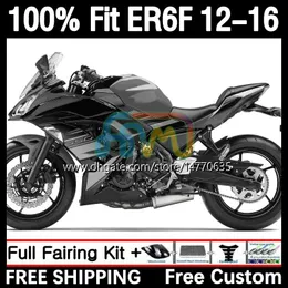 Carrozzerie per stampi ad iniezione per KAWASAKI NINJA 650R ER 6F ER-6F ER6 F 2012 2013 2014 2015 2016 Carrozzeria 11DH.72 650-R 650 R 2012-2016 ER6F 12 13 14 15 16 Carenatura OEM colore lucido