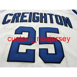 C2604 #25 Kyle Korver Creighton Bluejays Universidad Basketball Jersey size S-4xl o C2604 Qualsiasi nome o numero di numero