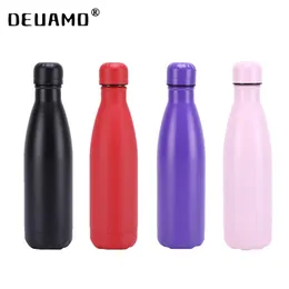 Custom Color cap Cups Water bottles Thermos bottle for water stainless steel thermos cup Sports Thermocup 500ml 220706