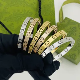 Pulseira de design de alta qualidade masculina e feminina, pulseiras com design G, joias que não desbotam, hipoalergênicas